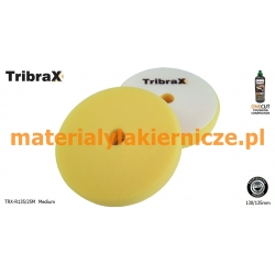 TribraX TRX-R135-25M Medium 130-135mm gąbka polerska materialylakiernicze.pl